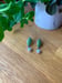 Image of Leaf and Pearl Drop earring 