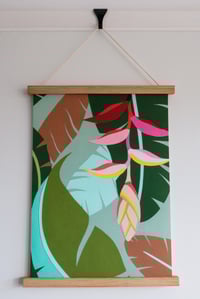 Image 1 of 'Jungle Heliconia' Giclée Print 