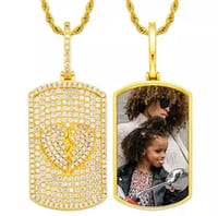 Image 1 of Rectangle Tag Chain