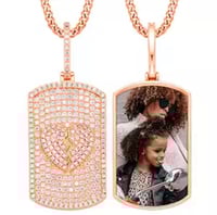 Image 2 of Rectangle Tag Chain