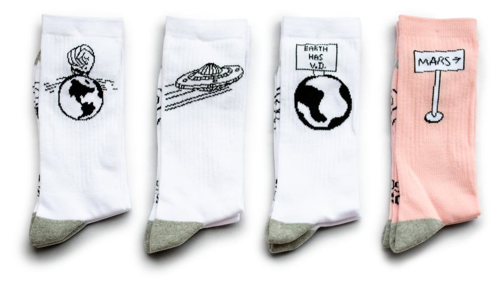 Image of Charles Williams Cosmic Giggles Socks (Full Collection)