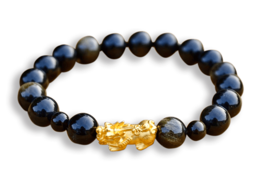24karat Gold Solid Bead Bracelet | Beaded bracelets, Strand bracelet, Beads