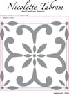 Large Seville Floor Stencil - Moroccan Stencil - DIY Floor Projects/Repeating Stencil