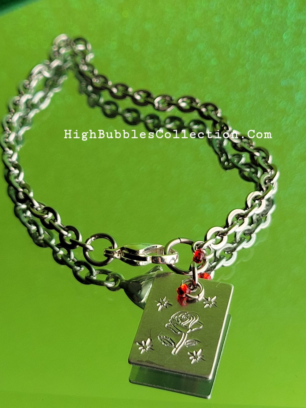 Image of "Rose" Custom Charm Bracelet