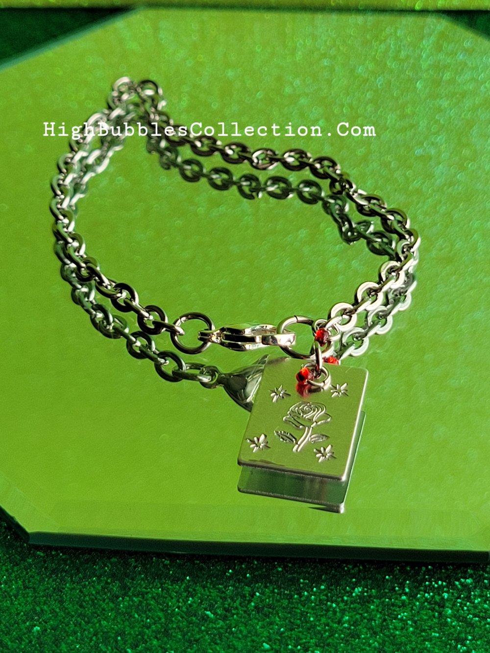 Image of "Rose" Custom Charm Bracelet 