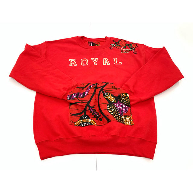 Image of 1 of 1 red Royal sweatshirt 