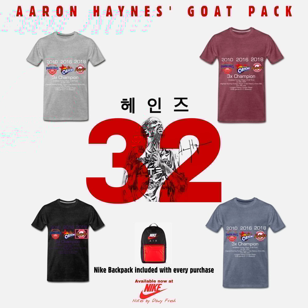 Aaron Haynes’ GOAT pack