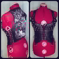 Image 3 of Studded vest with DEATH patch