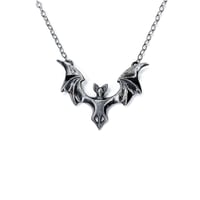 Image 1 of Morticia necklace in sterling silver or gold