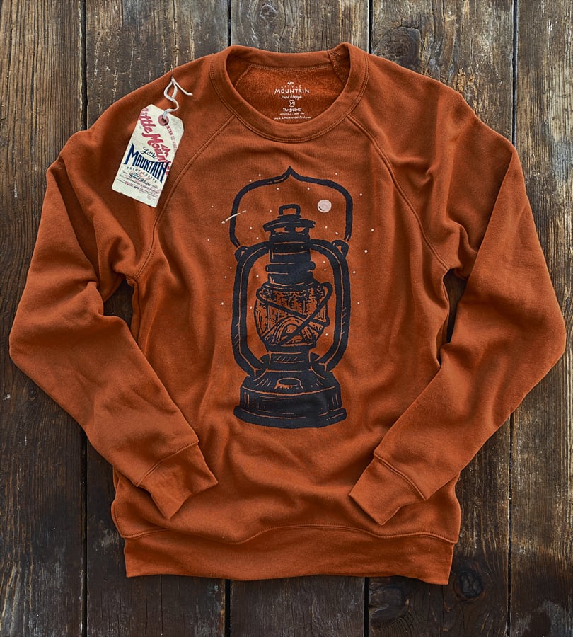 Download Little Mountain Print Shoppe Inc Kerosene Campsite Sweater Autumn