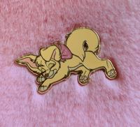 Sleeping Angel Fantasy pin 