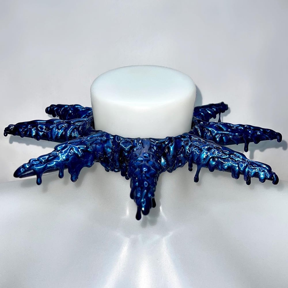 Image of TOXIC CHOKER (BLUE/PURPLE DUOCHROME)