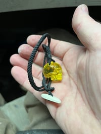 Image 1 of Baltic Amber Skull pendant.