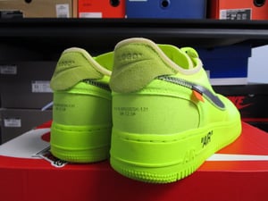 Image of Air Force 1 Low x OFF-WHITE "Volt" *PRE-OWNED*