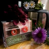 in sickness and in hell cassette in clear/red glitter