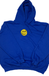 Pursuit smile hoodie blue