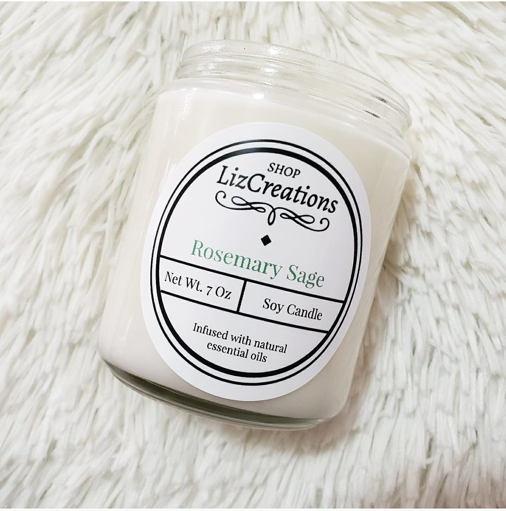 Rosemary Sage Soy Candle