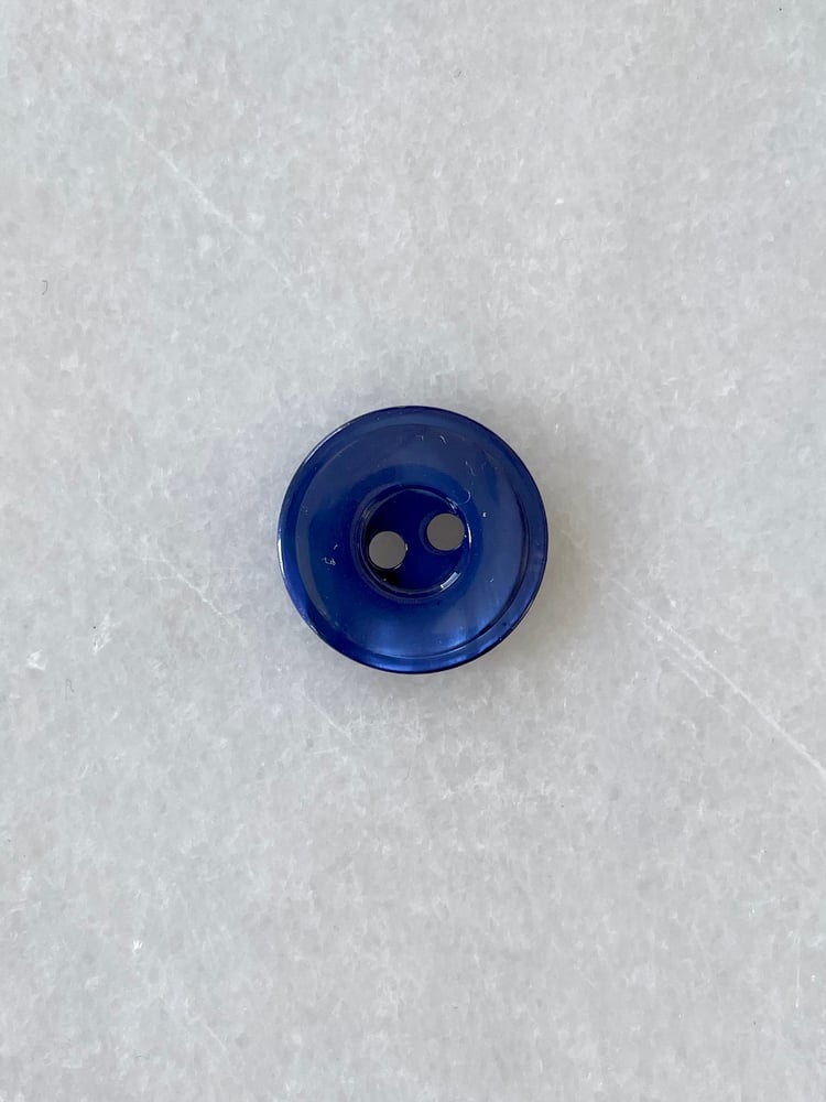 Image of Lille knap - blå 1,5 cm