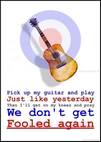 Image 1 of The Who - Lyric Art 