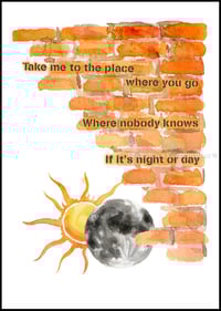 Image 1 of Oasis - Lyric Art