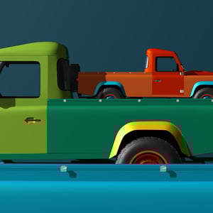 Image of Land Rover Defender Art Print