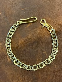Brass wallet chain