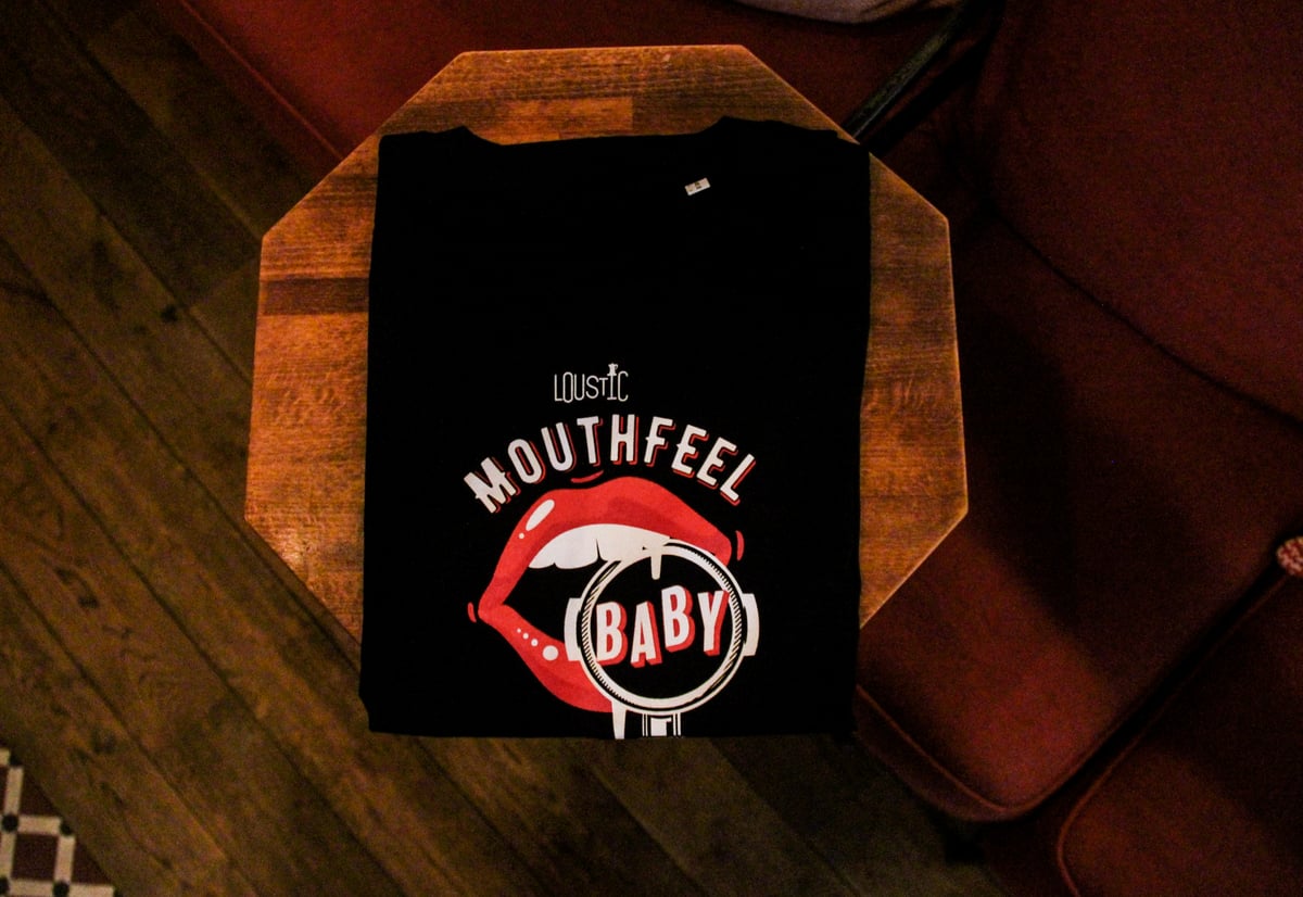T-SHIRT MAN / HOMME  LOUSTIC "MOUTHFEEL BABY"