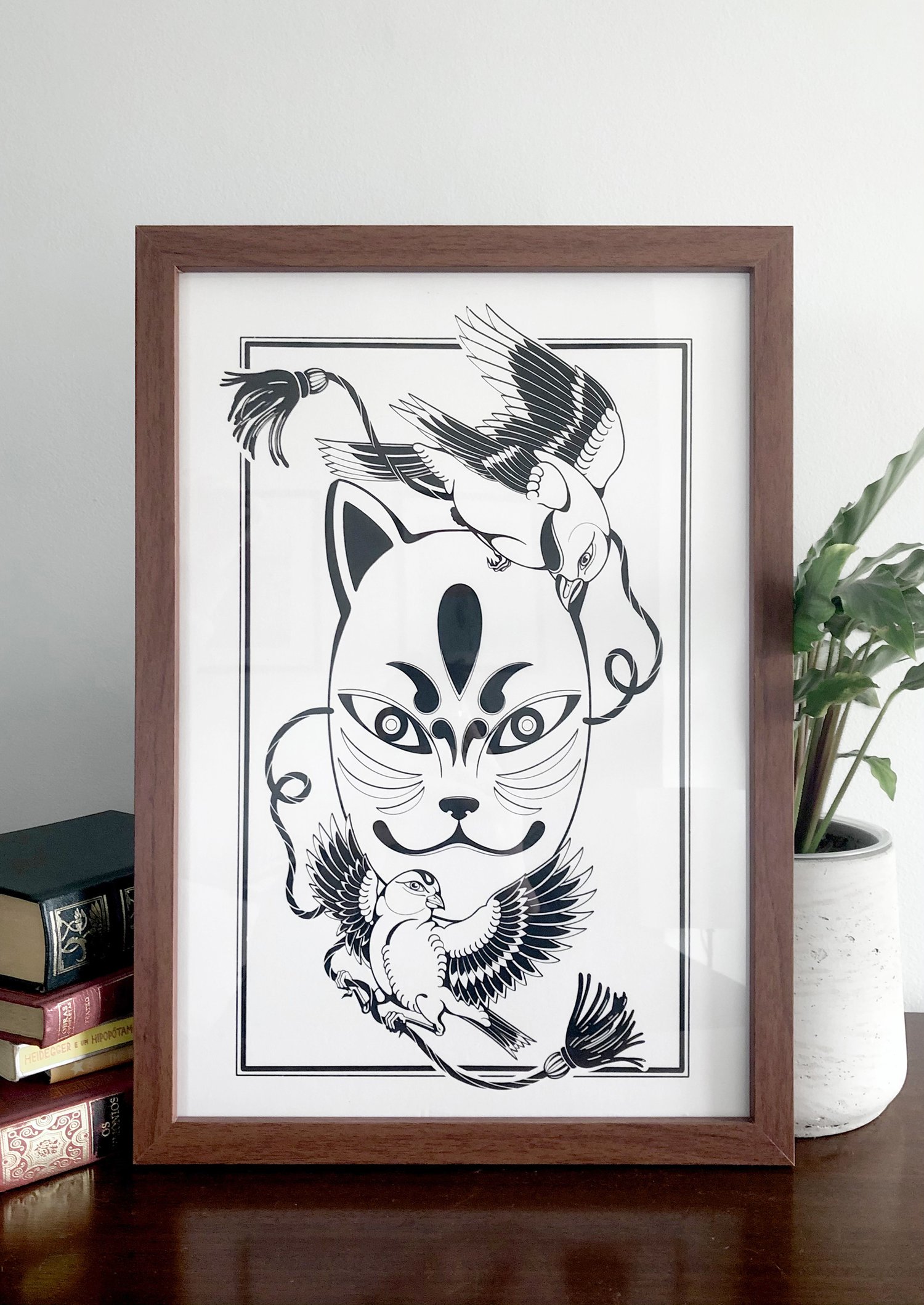 A3 Kitsune Mask Serigraphy