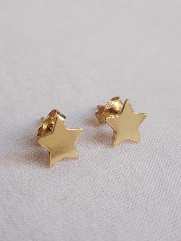 Image of Golden Stars Earrings