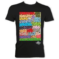 Jungle List Tee BLACK