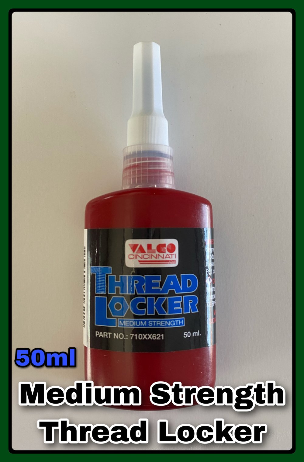 Large 50ml MEDIUM Strength Thread Locker!! 🇺🇸 