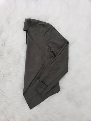 Image of Kendra Suede Jacket (blush/olive/mustard)