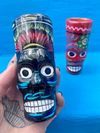 Image 2 of Gnarly skull shot glasses (pair)