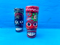 Image 1 of Gnarly skull shot glasses (pair)