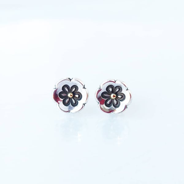 Image of Mini Bloom - Sterling & 18k