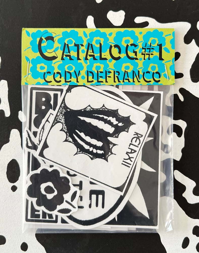 Image of SILKSCREENED STICKER (SET OF 12)