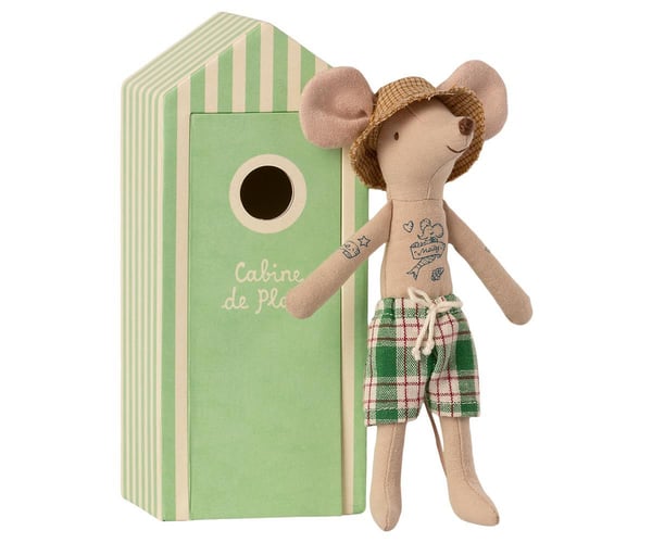 Image of Maileg - Beach Mouse Dad in Cabin