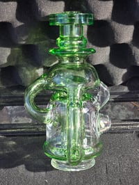 Image 4 of KJ Custom Green Recycler Puffco Attachment 