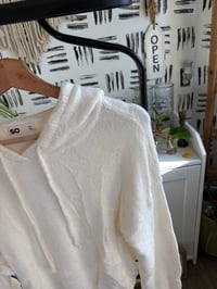 Image 2 of Crop sweater with hood