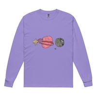 Image 2 of Splash Down Adult Garment-dyed heavyweight long-sleeve shirt