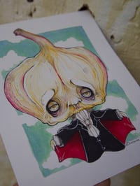 Image 2 of VAMPIRE GARLIC (ORIGINAL ILLUSTRATION)