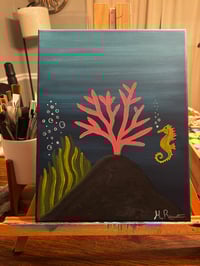 Seahorse and Seagrass