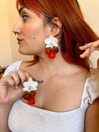 Image 4 of 🍰🍓Rasperries&Cream🍓🍰  Earrings 