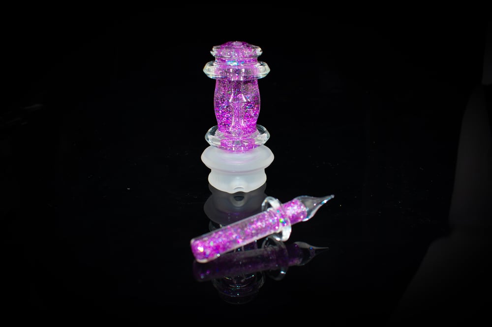 Peak chiller dry top with matching db tool (purple/pink glitter)
