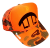 Weirdo Orange Camo trucker 