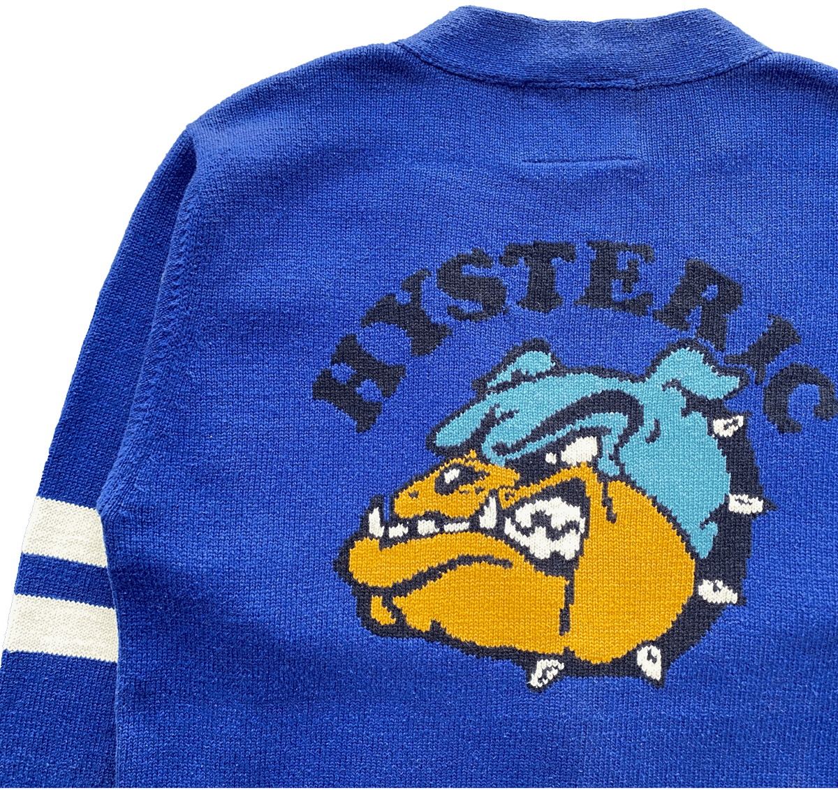Hysteric Glamour “Bulldog” Knit Cardigan | neverlandsupply Hysteric Glamour “Bulldog” Knit Cardigan | neverlandsupply