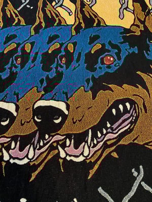 Image of Dog Days woven blanket PREORDER