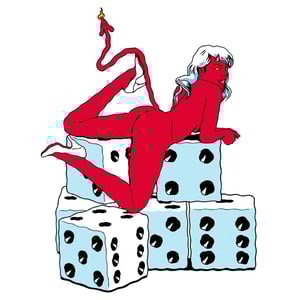 Image of Let’s take a gamble woven blanket PREORDER 