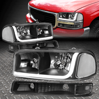 Image 3 of 99-06 Sierra/Yukon Black Headlights 