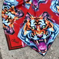 Image 1 of Archive Sale: Limited-Edition Silk Tiger Scarves 